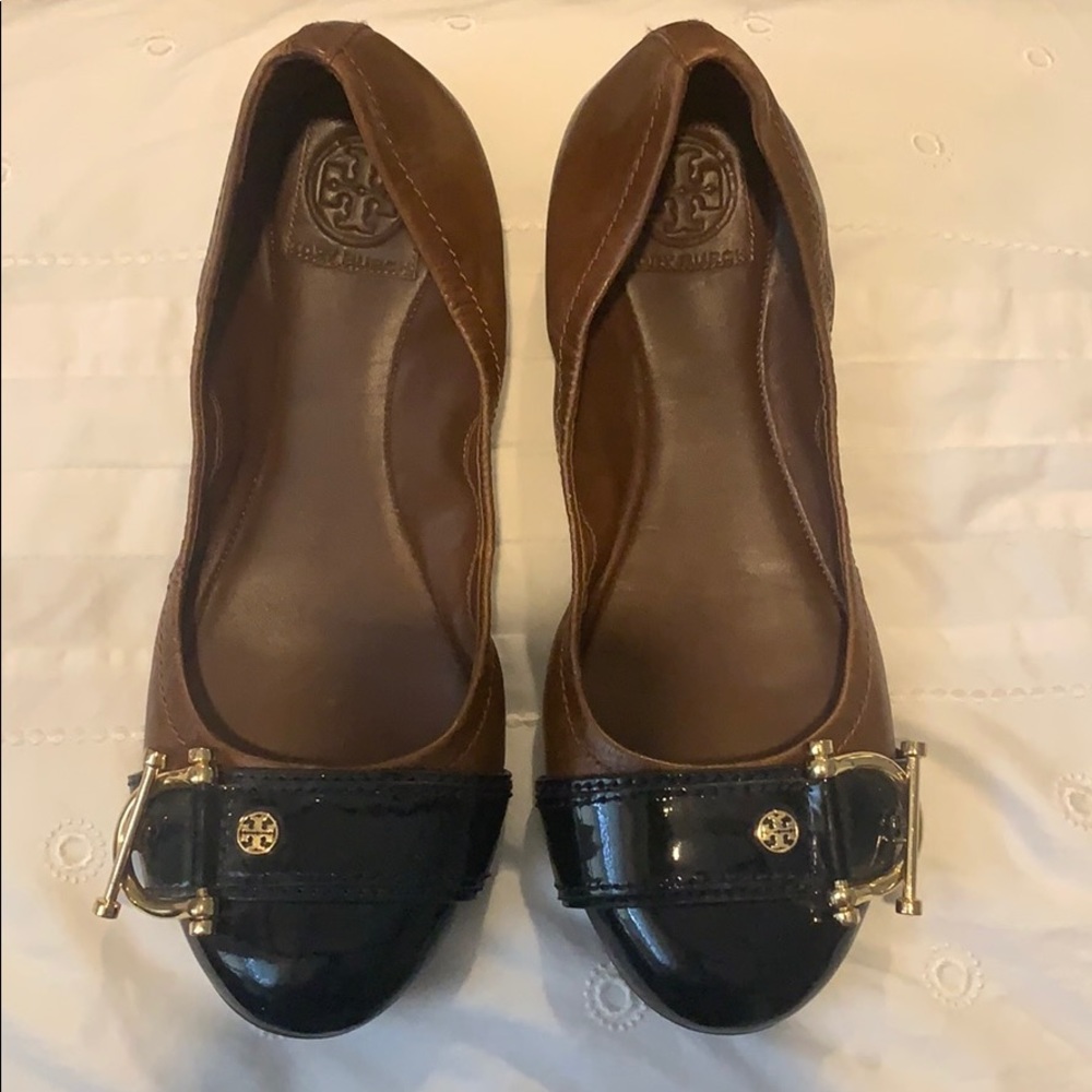 Tory Burch Two Tone Ballet Flats Size 9